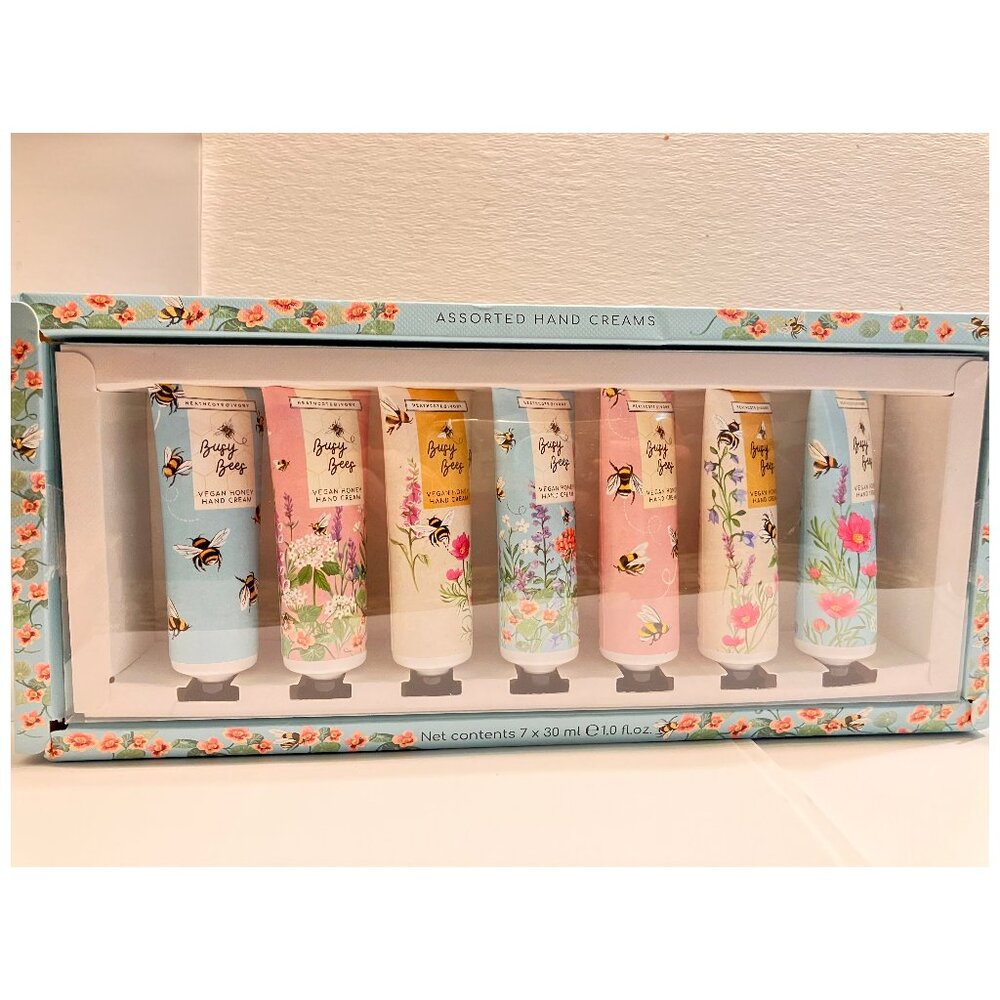 Heathcote & Ivory Busy Bees Vegan Honey Hand Cream Set 5x 30ml